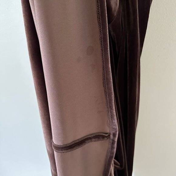 Revelry Women’s Dylan Velvet Criss Cross Open Back Bridesmaids Dress in Dusty Pu - Picture 11 of 12